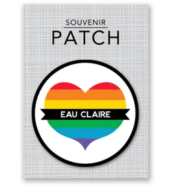 Rock Scissor Paper Eau Claire Pride Heart - Patch