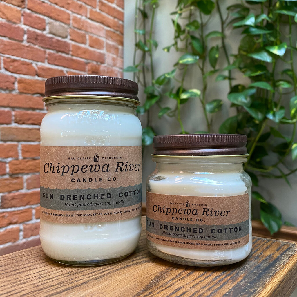 Chippewa River Candle Co. Sun-Drenched Cotton | Chippewa River Candle Co