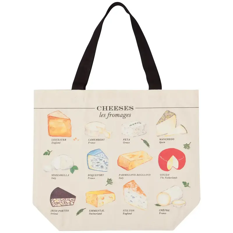 Now Designs by Danica Tote Bag - Les Fromages