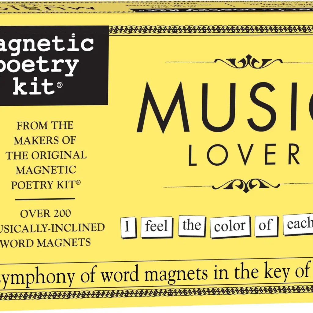 Magnetic Poetry Magnetic Poetry - Music Lover