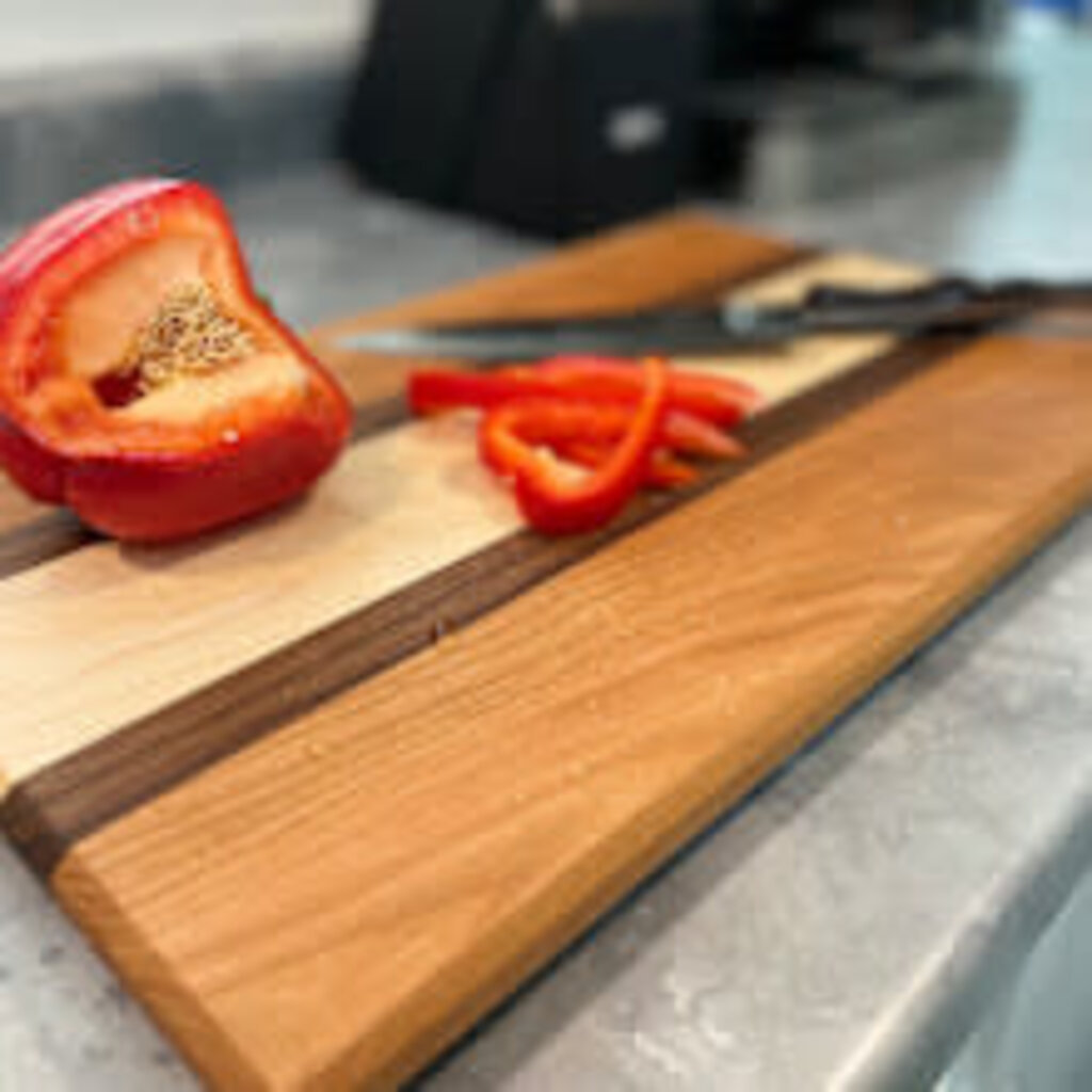 Wood Cutting Board + Wood Care Kit