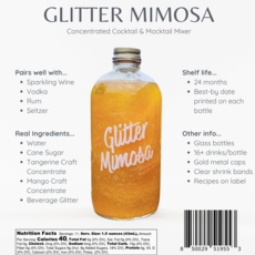 Wood Stove Kitchen Glitter Mimosa Mixer 16 Fl oz