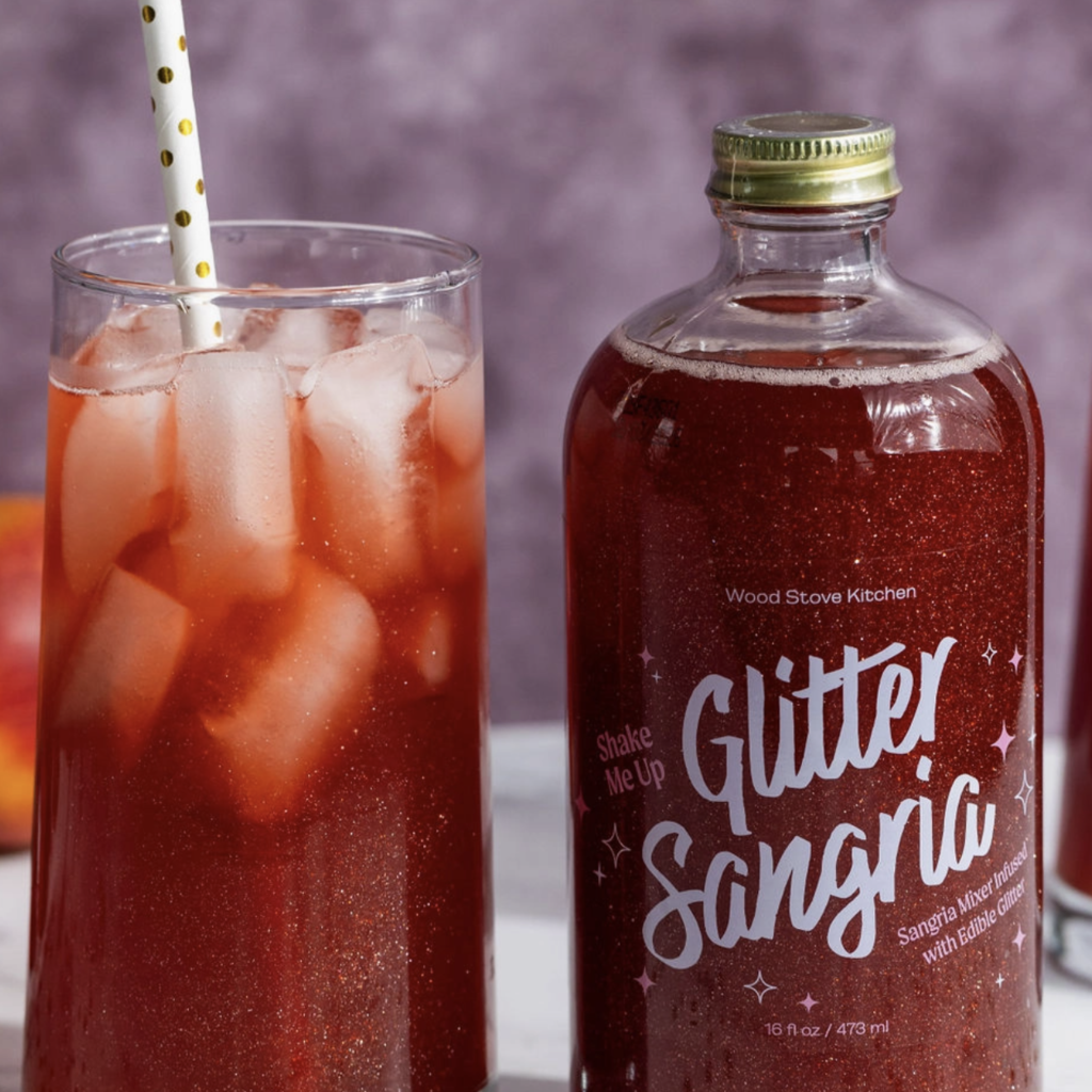 Wood Stove Kitchen Glitter Sangria Cocktail Mixer 16 Fl oz