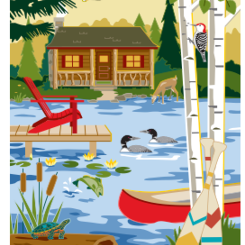 Cindy Lindgren Cabin Life Poster (18x24)