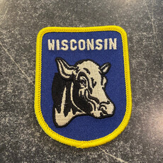 Oxford Pennant Wisconsin Cow Embroidered Patch