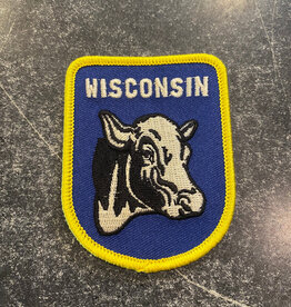 Oxford Pennant Wisconsin Cow Embroidered Patch