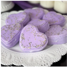 Poppy & Thyme Bath Bomb- Lavender Heart