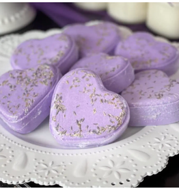 Poppy & Thyme Bath Bomb- Lavender Heart