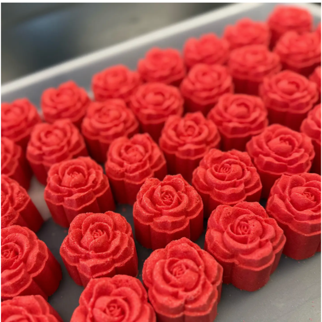 Poppy & Thyme Bath Bomb Mini: Rose