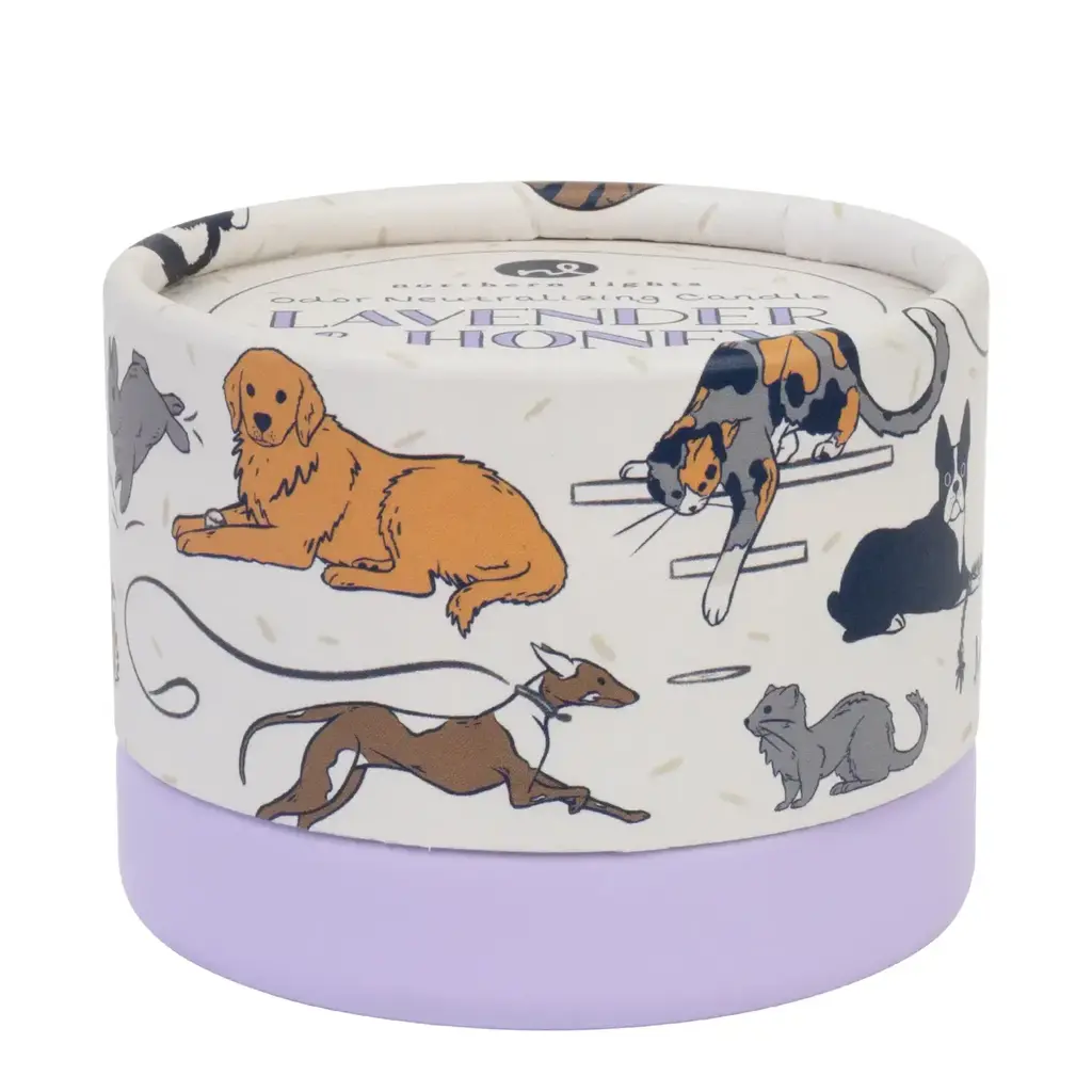 Northern Lights Pawson Pet Odor Neutralizing Candle - Lavender & Honey