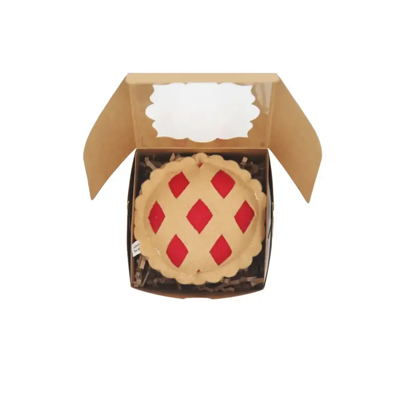 Fuzzbutt Boutique LLC Felt Catnip Toy- Cherry Pie