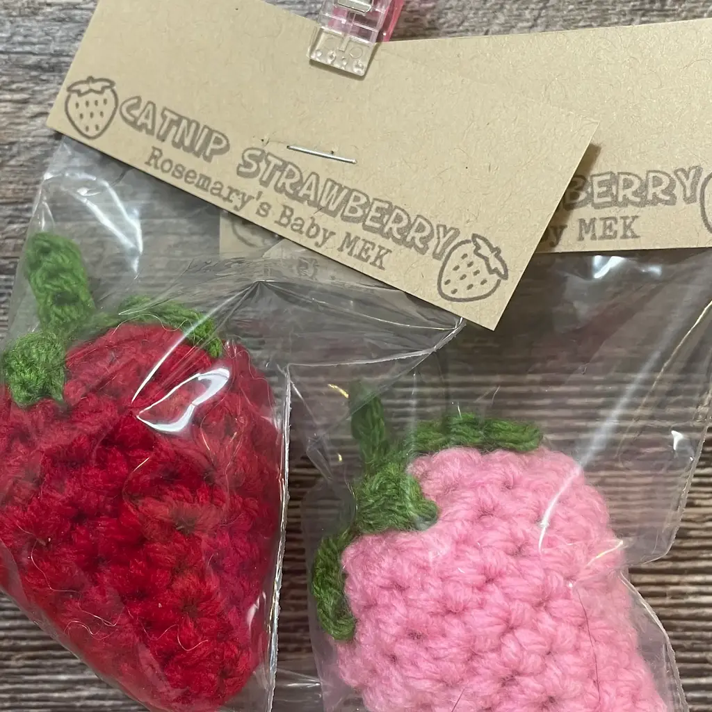 Rosemary's Baby MEK Catnip Toy - Strawberry