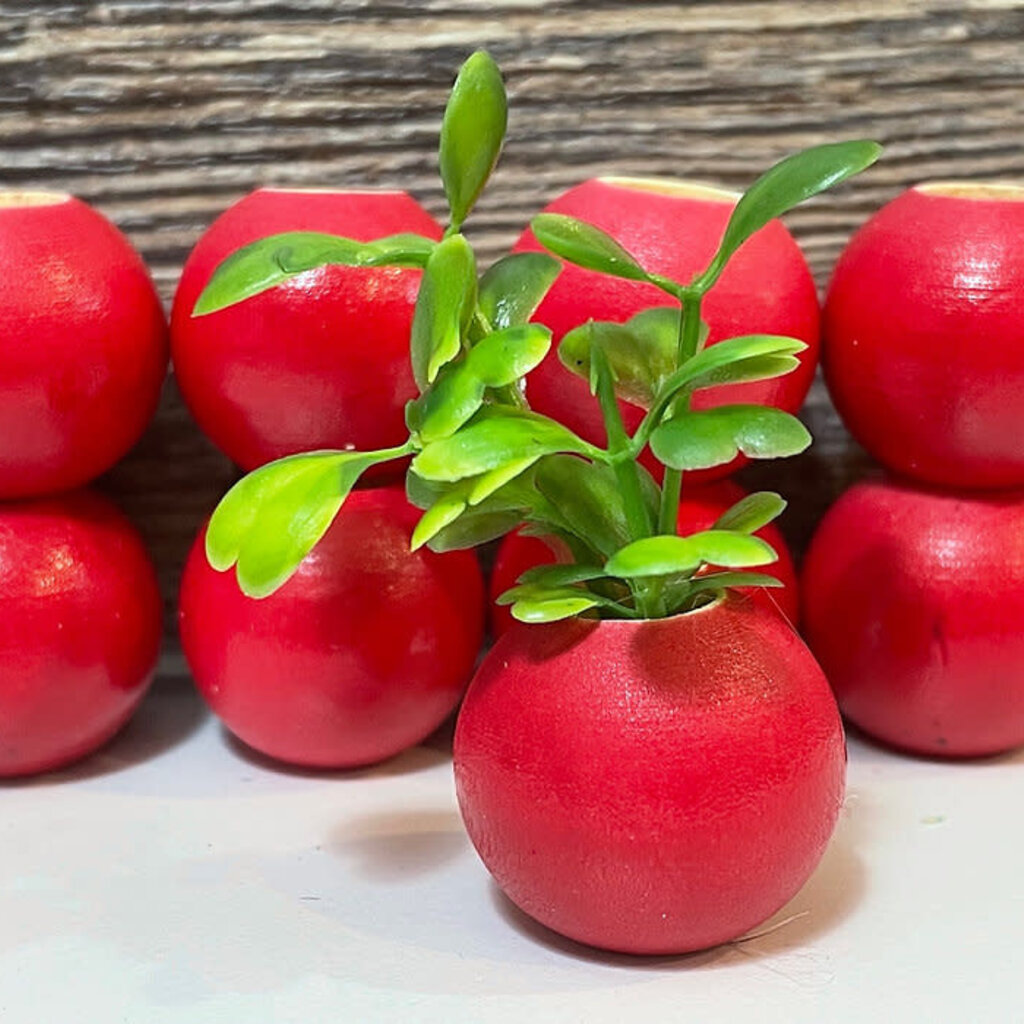 Rosemary's Baby MEK Macrame Keychain - Plant (Red)