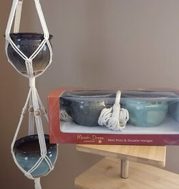 Box Set - Double Macrame Plant Holder