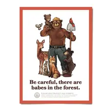 Babes in the Forest - 12 x 16 Poster