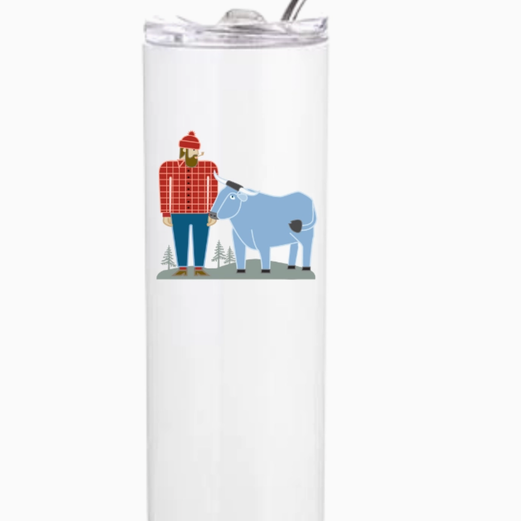 Creative Compass Insulated Tumblers - 20 oz. Paul Bunyan + Babe
