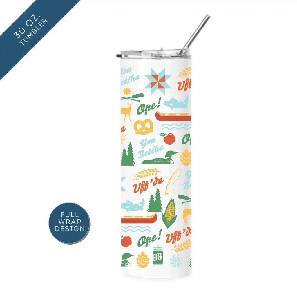 Creative Compass Insulated Tumblers - 30 oz. Midwest Icons
