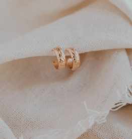 Hello Adorn Jewelry Hello Adorn - Baby Flora Hoops - 14k Gold Fill