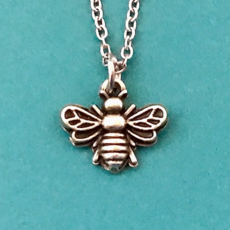 Dreamspirits Silver Tiny Bee Necklace