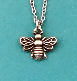 Dreamspirits Silver Tiny Bee Necklace