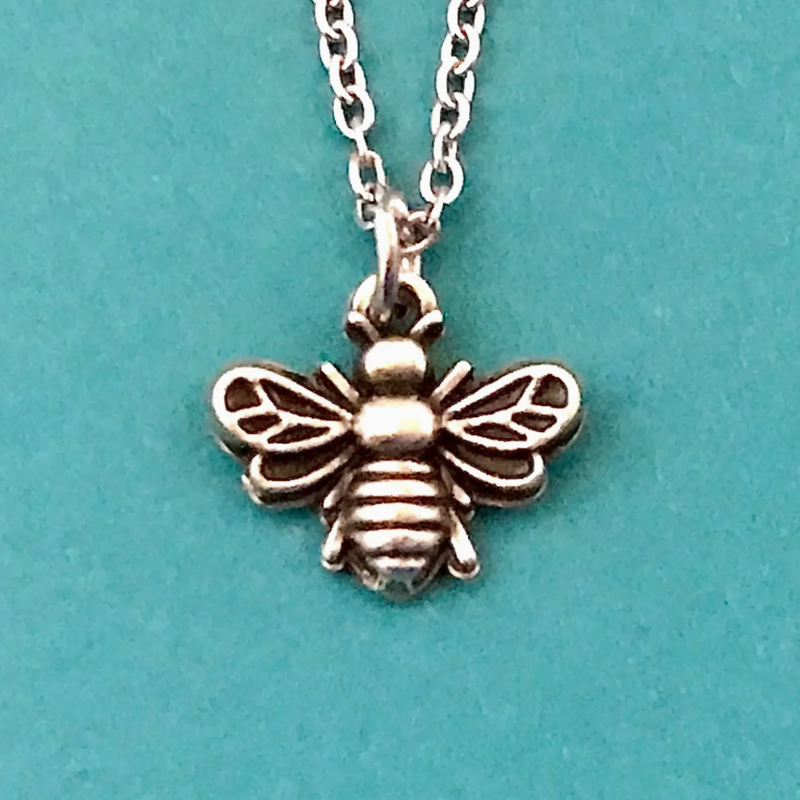 Dreamspirits Silver Tiny Bee Necklace