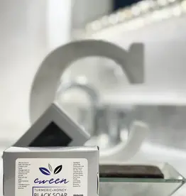 Cween LLC Turmeric and Honey Black Soap (4oz)