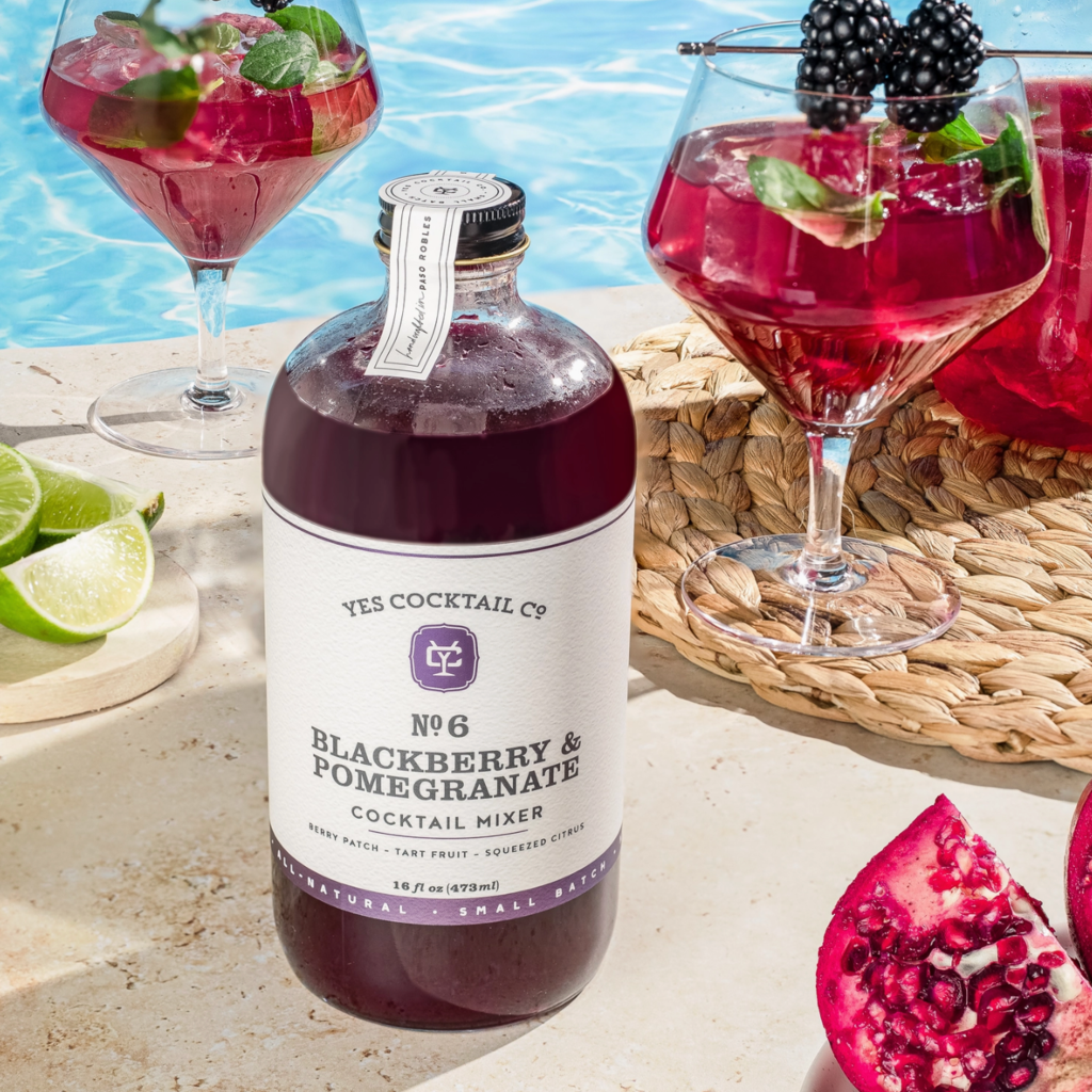 Yes Cocktail Co. Blackberry Pomegranate Cocktail Mixer