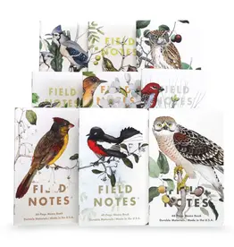 Field Notes Birds and Trees of North America (Pack A:  Screech Owl - Blue Jay - Brewer Sparrow)
