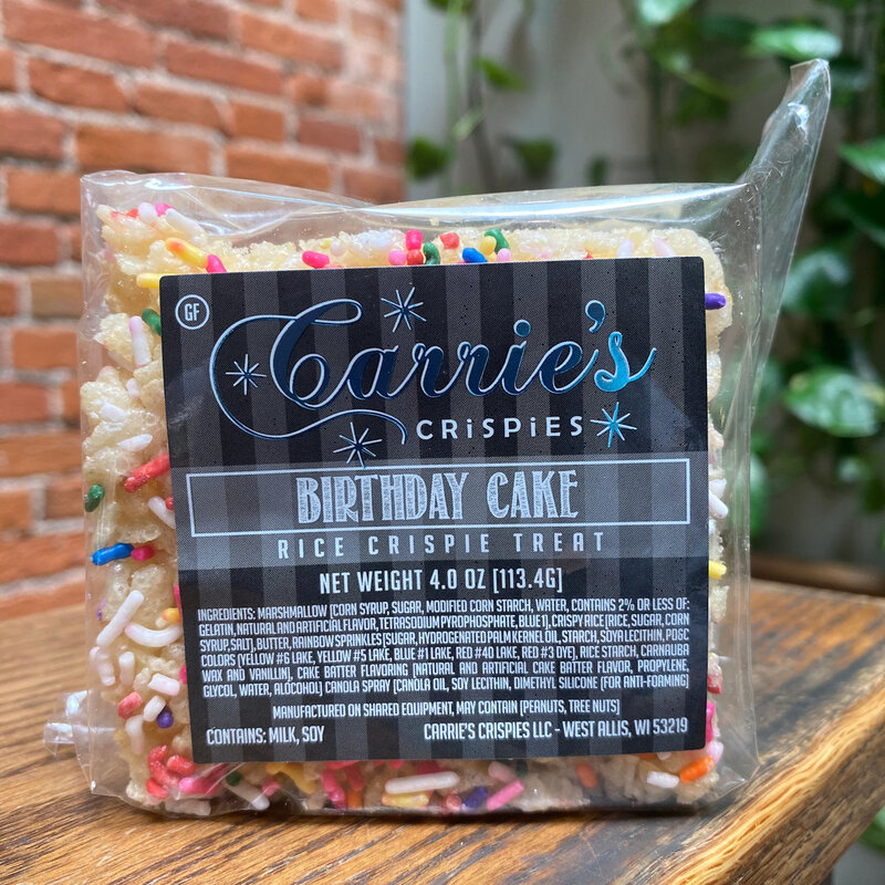 Carrie's Crispies Crispy Treat - Birthday Cake