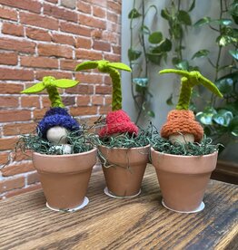Peg People in Pot