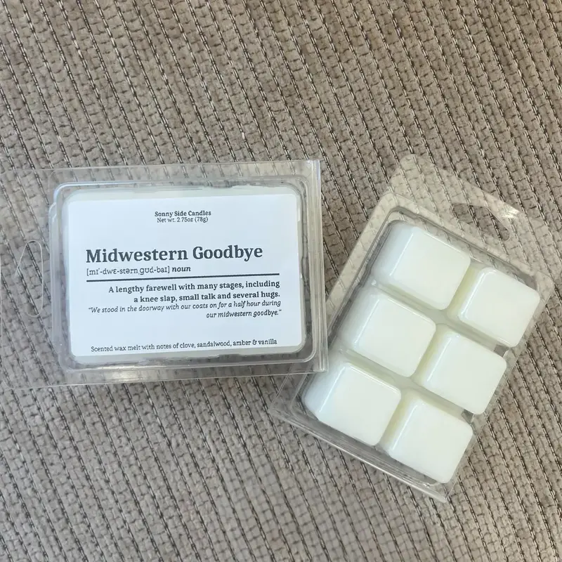 Jordan Achartz (Sonny Side Candles) Wax Melt - Midwestern Goodbye