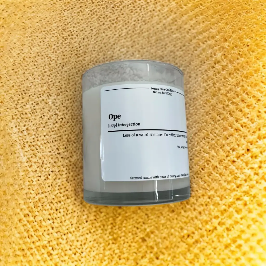 Jordan Achartz (Sonny Side Candles) Candle - Ope (6oz)