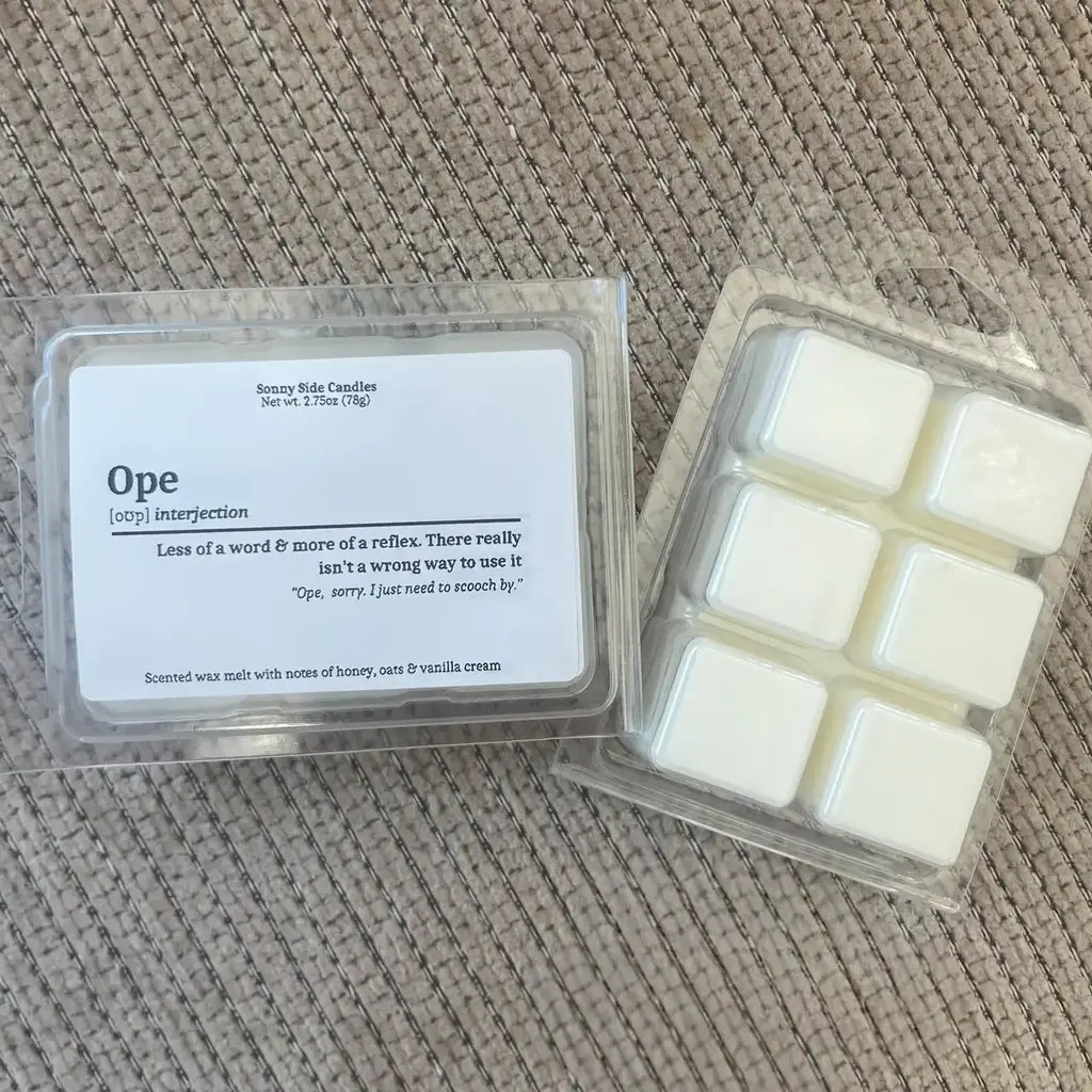 Jordan Achartz (Sonny Side Candles) Wax Melt - Ope