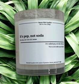 Jordan Achartz (Sonny Side Candles) Candle - Pop, Not Soda (6oz)