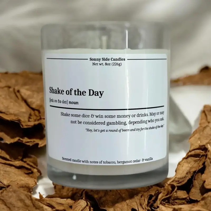 Jordan Achartz (Sonny Side Candles) Candle - Shake of the Day (6oz)