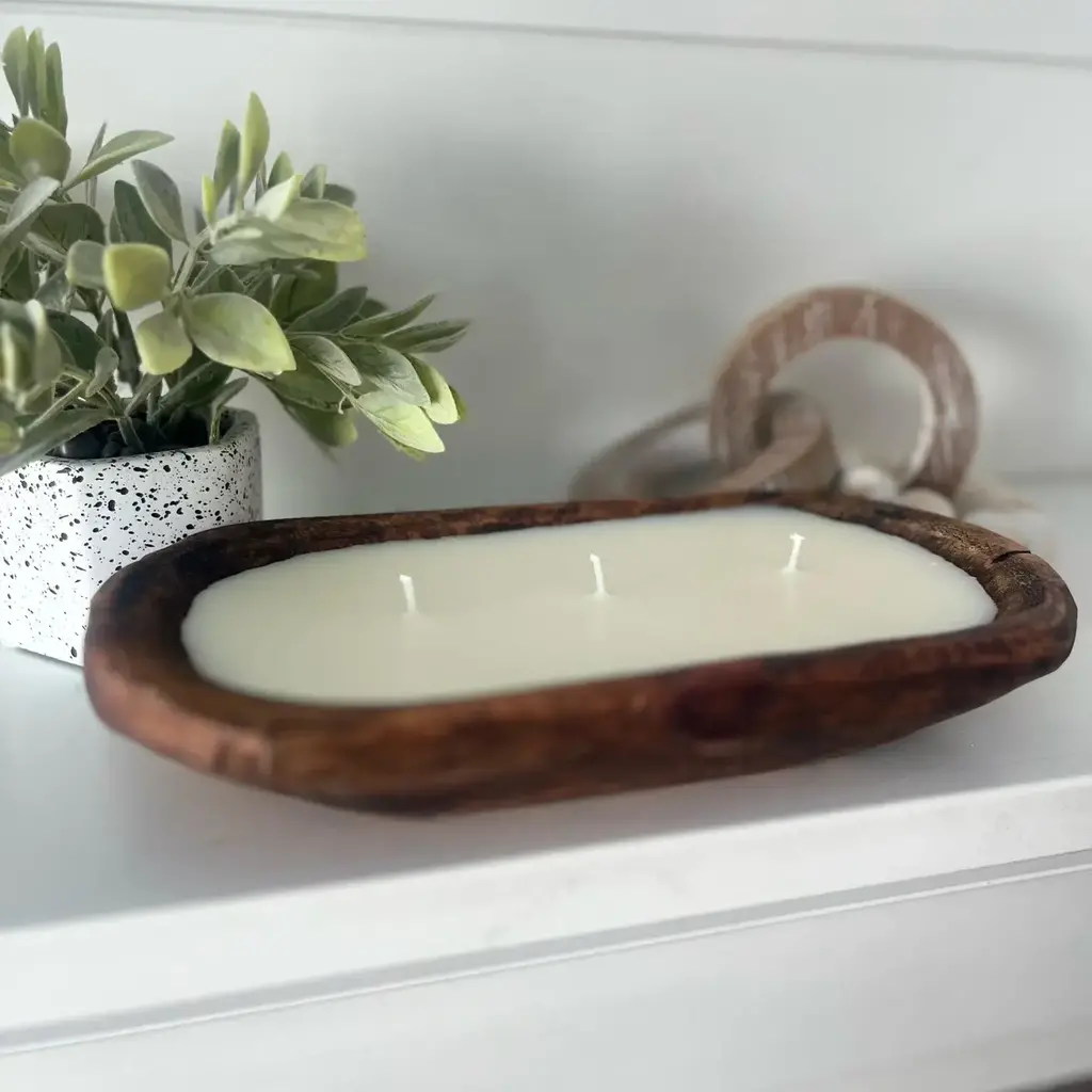 Dough Bowl Candle - Puppy Chow