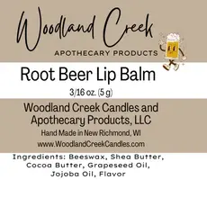Woodland Creek Candles (Andy Lindloff) Lip Balm - Root Beer