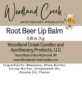 Woodland Creek Candles (Andy Lindloff) Lip Balm - Root Beer