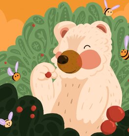 Lily Wenndt Illustration Berry Bear Print