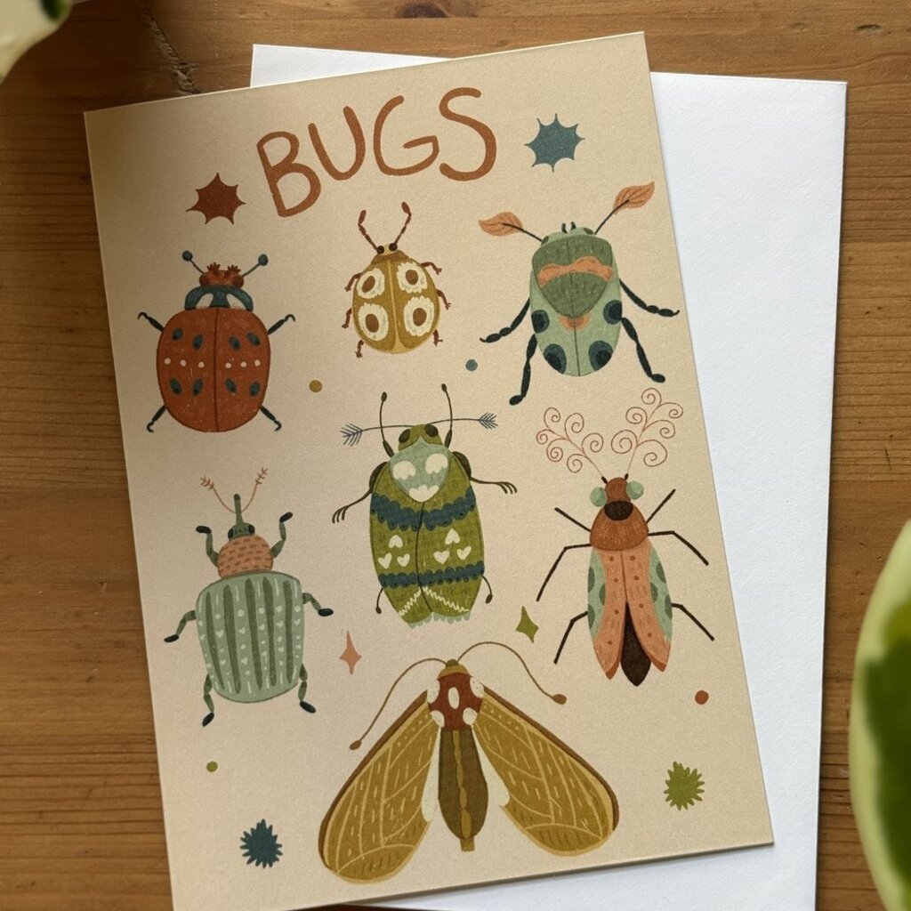 Lily Wenndt Illustration Bugs Greeting Card