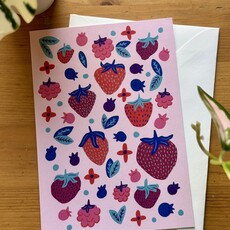 Lily Wenndt Illustration Berry Greeting Card