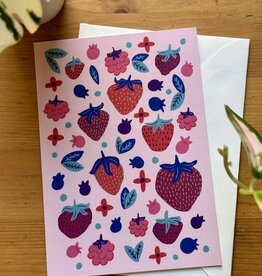 Lily Wenndt Illustration Berry Greeting Card