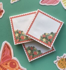 Lily Wenndt Illustration Strawberry Notepad