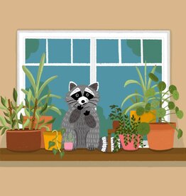 Lily Wenndt Illustration Raccoon Friend Print