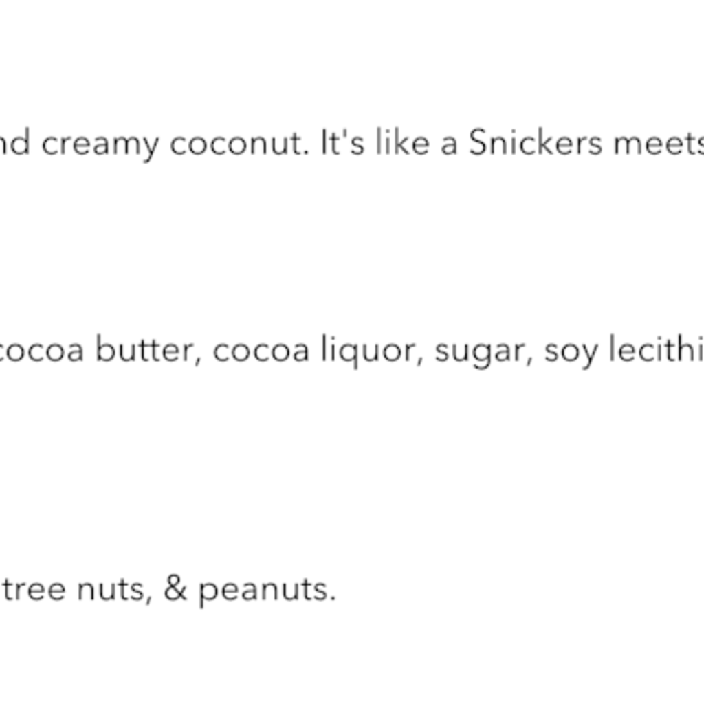 Mayana Chocolate Mayana - Coconutty - Mini Bar