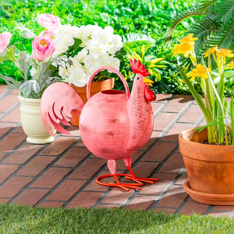 Rooster Watering Can, 64 oz