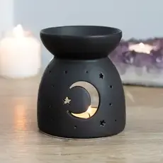 Something Different Black Mystical Moon Oil Burner