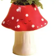 Kawaii Mushroom Planter - Tall
