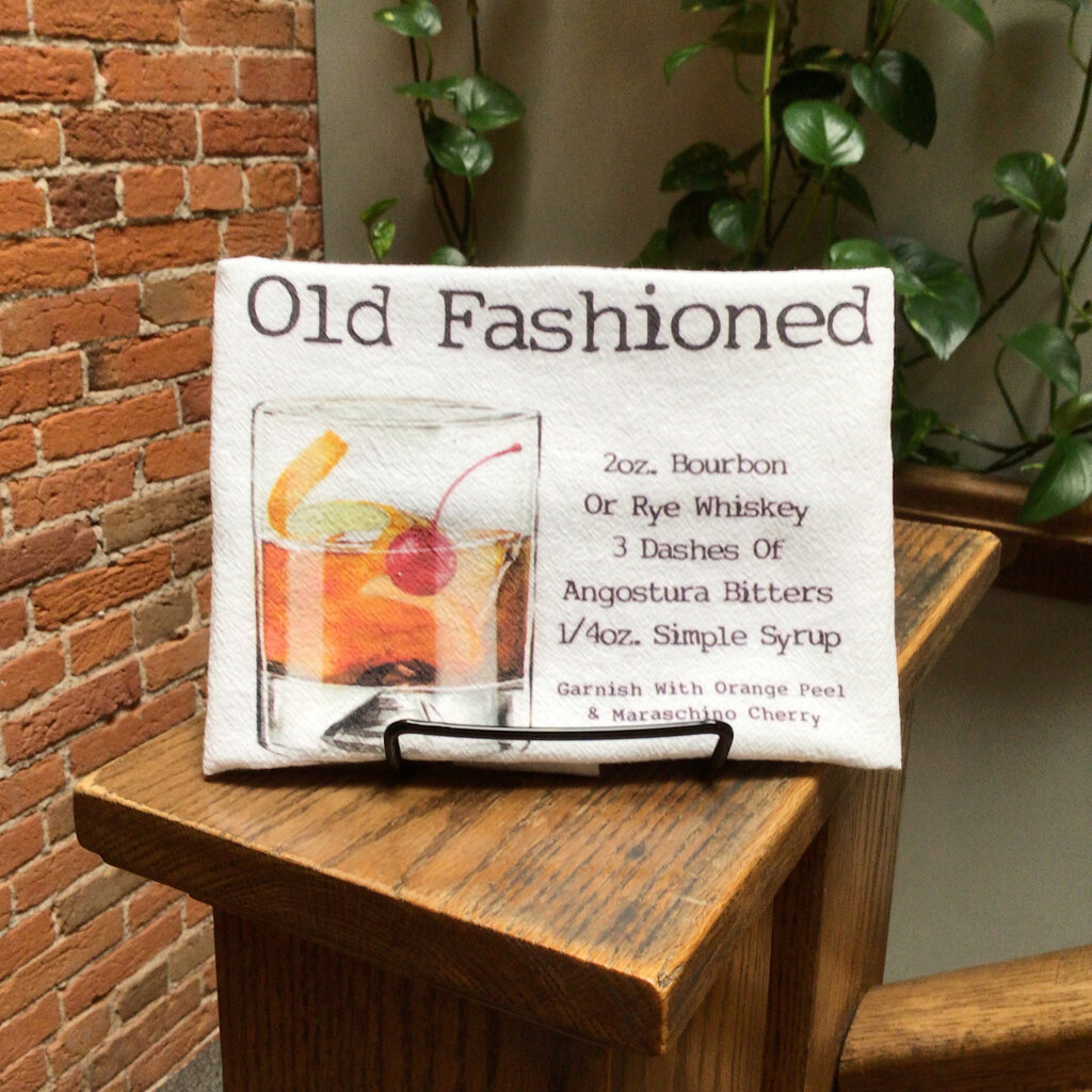Driftless Studios Old Fashioned Bar Towel
