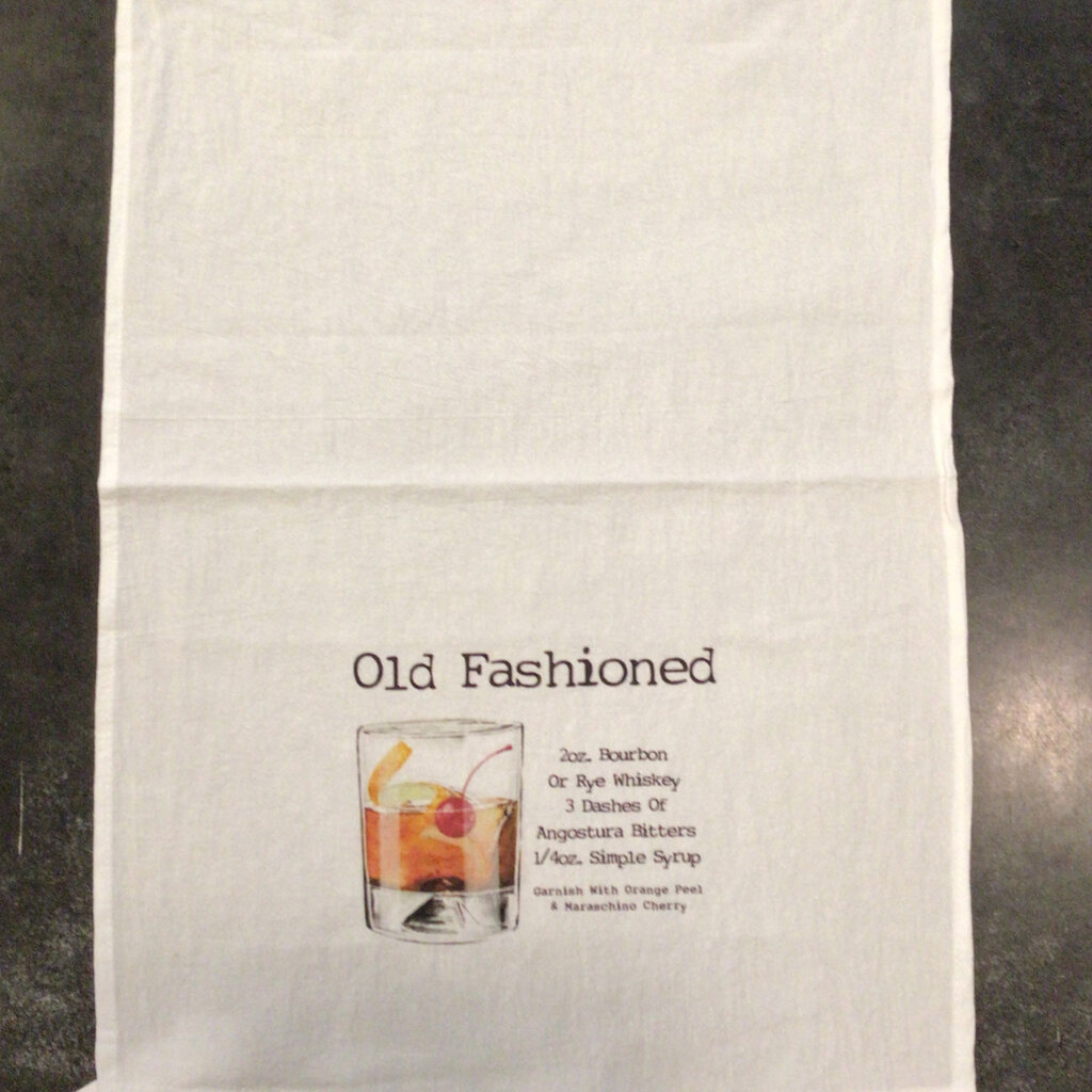 Old Fashioned Bar Towel